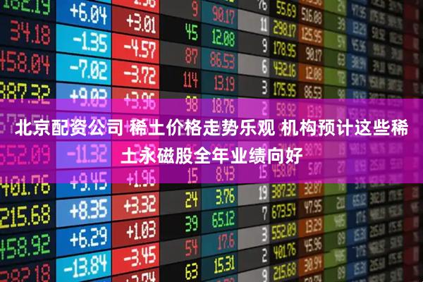 北京配资公司 稀土价格走势乐观 机构预计这些稀土永磁股全年业绩向好